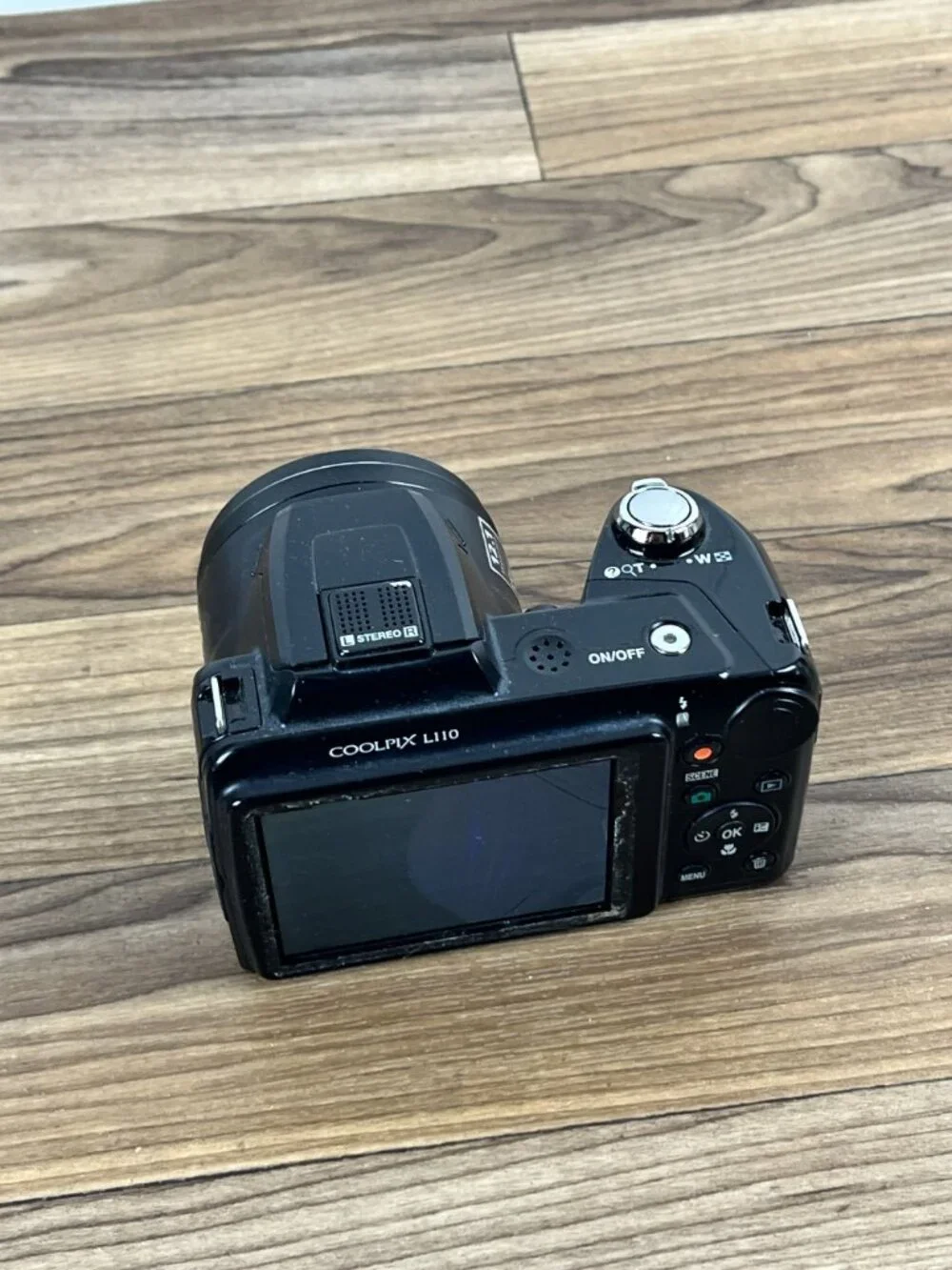 Nikon COOLPIX L110 12.1MP Digital Camera Black 15x Zoom AS-IS/PARTS ONLY